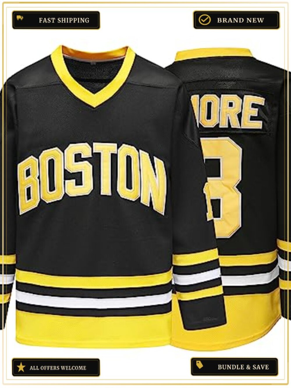 Happy Gilmore #18 Hockey Jersey Stitched Letters Numbers S-XXXL